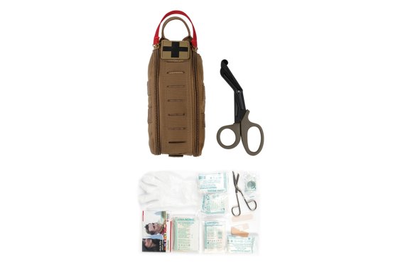 Elsősegélycsomag Mil-Tec IFAK Rapid Pack Dark coyote