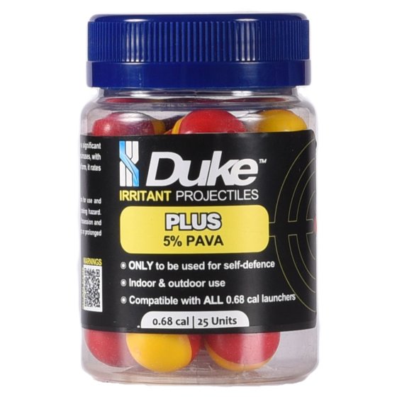 Golyók Duke Plus Irritant Projectile .68 25 db