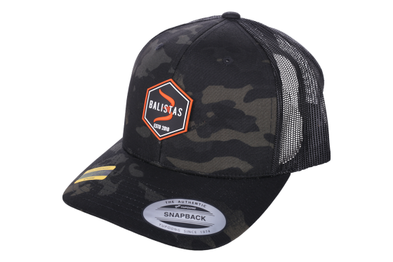 Baseball sapka BALISTAS Badge - Trucker Multicam Black