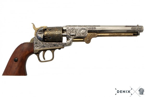 Colt Navy 1851 replika – sárgaréz