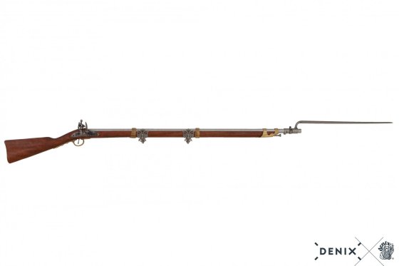Francia kovás puska bajonettel replika, 1806