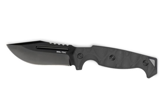 Harci kés G10 RIDGE KYDEX tokkal FEKETE