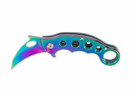 Nůž Karambit Haller 42507 fényes fém