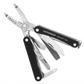 Multitool Leatherman Squirt ES4 fekete