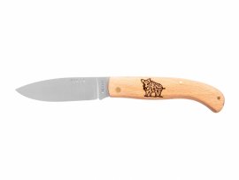 Nůž Joker NH78-3 fa dřevo motiv kance 8 cm