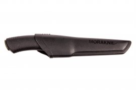 Morakniv Bushcraft kés fekete, fogazás nélkül