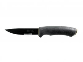 Kés Morakniv Bushcraft SRT fekete fogazott