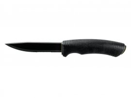 Kés Morakniv Bushcraft SRT fekete fogazott