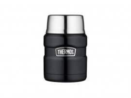Thermos King 0,47 l grafitszürke ételtároló termosz kanállal