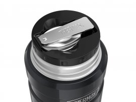 Thermos King 0,47 l grafitszürke ételtároló termosz kanállal