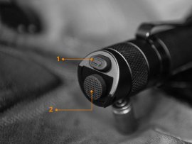 Diódás zseblámpa Fenix TK25 Red