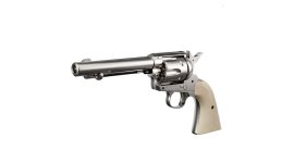 Légpisztolyrevolver Umarex Colt Single Action Army SAA .45 nikkelezett 4,5mm
