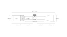 Hawke Vantage 4-16x50 AO Mil Dot IR céltávcső