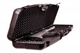 Fegyverkoffer 125x25x11 zárral