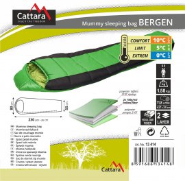 Múmia hálózsák Bergen 210cm