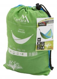 NYLON függőágy 275x137 cm zöld-kék