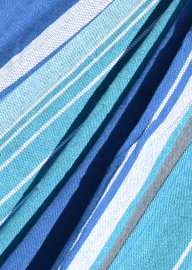 TEXTIL függőágy 200x100 cm kék-fehér