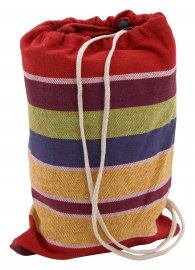TEXTIL függőágy 200x100 cm piros-sárga