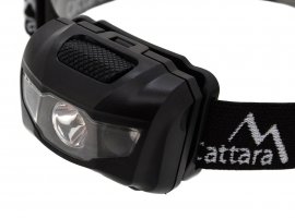 LED fejlámpa 80 lm fekete
