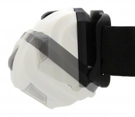 LED fejlámpa 80 lm fekete-fehér