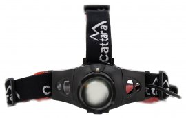 LED fejlámpa 180 lm zoom