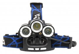 Fejlámpa LED 400lm (1x XM-L+2x XP-E)
