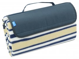 Piknik pléd Fleece 150x135 cm kék