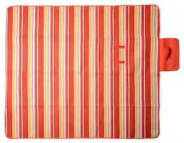 Piknik takaró Fleece 150x135 cm piros