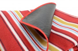 Piknik takaró Fleece 150x135 cm piros
