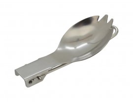 Rozsdamentes acél összecsukható kanál 155/90 mm