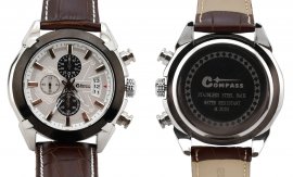 Chrono White Compass karóra