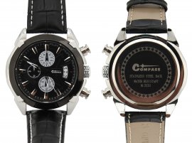 Chrono Black Compass karóra