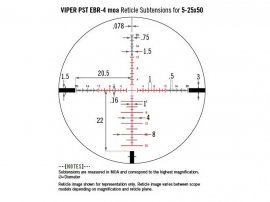 Vortex Viper PST II 5-25x50 AO EBR-4 céltávcső