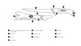 Filetkező kés Gerber Controller 203mm