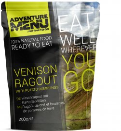 Jelenragu burgonyagombóccal Adventure Menu