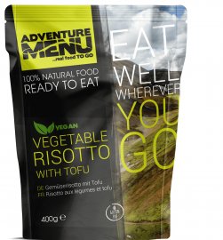 Zöldséges rizottó tofuval Adventure Menu