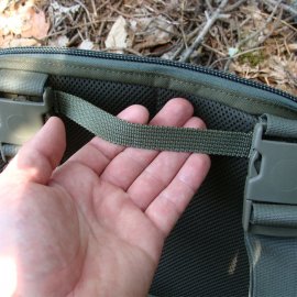 Mellkasi táska Jubö Front Bag Classic fekete