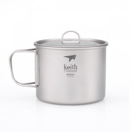 Keith titán bögre fedéllel 900ml