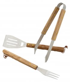 Grillező eszközkészlet Cattara Wood szett 3db