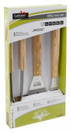 Grillező eszközkészlet Cattara Wood szett 3db