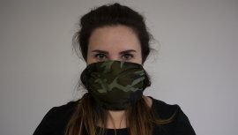 Pamut szájmaszk vzor 95 négyzet