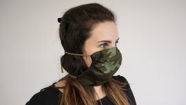 Pamut szájmaszk vzor 95 négyzet