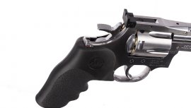 Légpisztoly revolver ASG Dan Wesson 715 4" silver diabolky