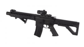 Légpuska Crosman DPMS SBR Full Auto 4,5mm kolimátorral