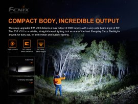 Zseblámpa Fenix E35 V3.0