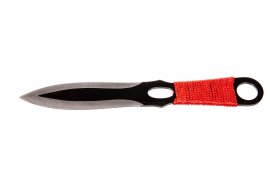 Kandar dobókés készlet, piros paracord (82)