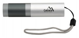 Zseblámpa LED Cattara 120lm ZOOM, újratölthető, SILVER