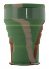 Szőtt szilikon összecsukható pohár ARMY 350ml