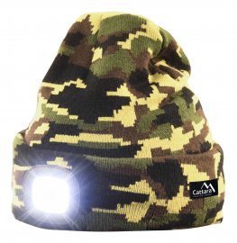 ARMY sapka LED lámpával, USB-s tölthető