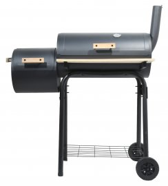 Faszénes SMOKIE grill füstölővel